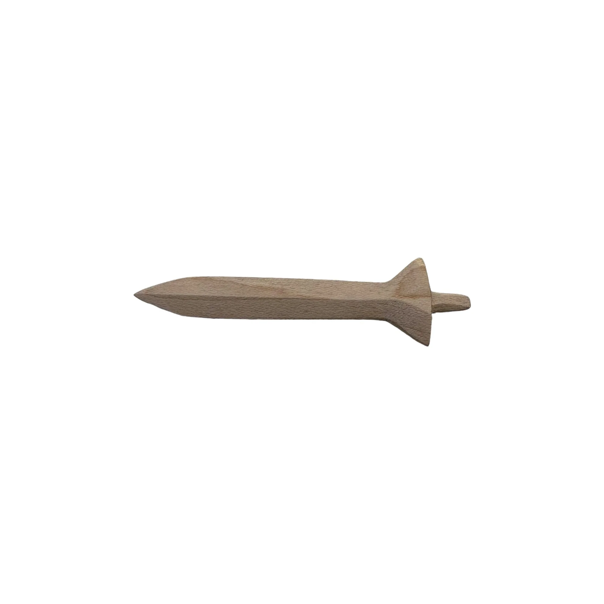 Handcrafted Open Ended Wooden Toy Sword for Knight - Image 2