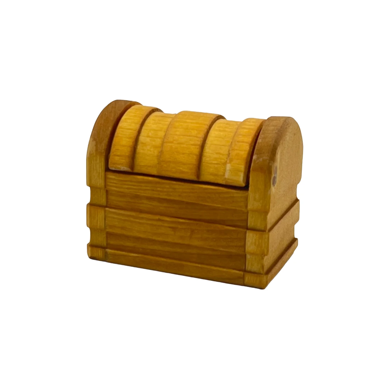 Handcrafted Open Ended Wooden Toy - Treasure Chest - Image 3