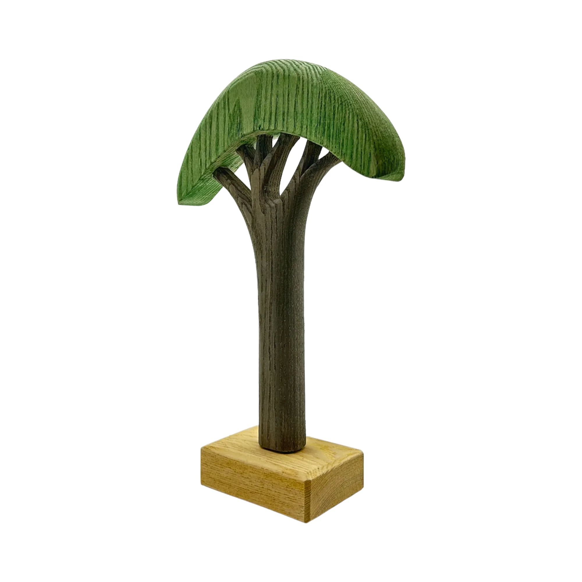 Handcrafted Open Ended Wooden Toy Tree and Landscaping - African Tree Medium - Image 2