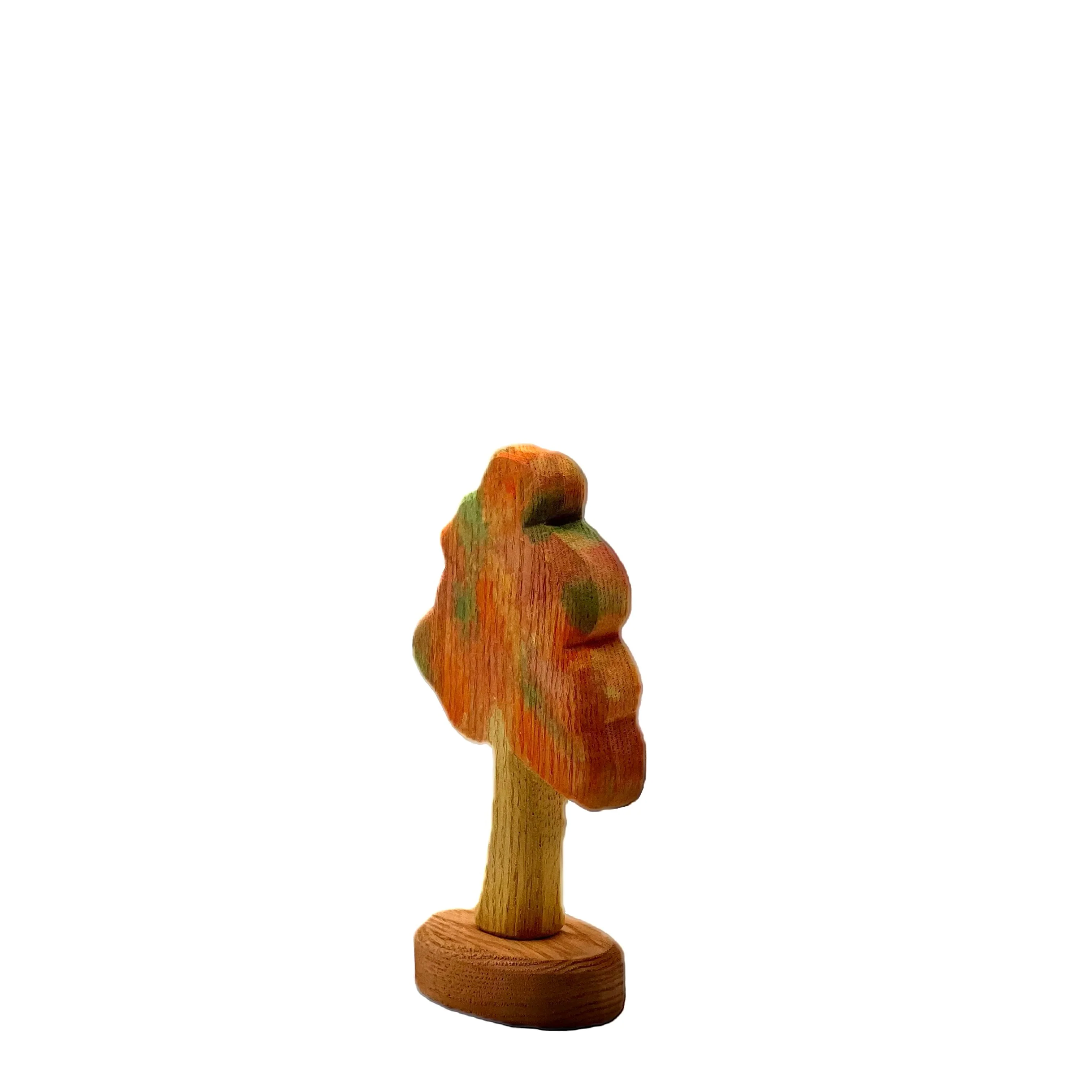 Handcrafted Open Ended Wooden Toy Tree and Landscaping - Autumn Tree Small - Image 2