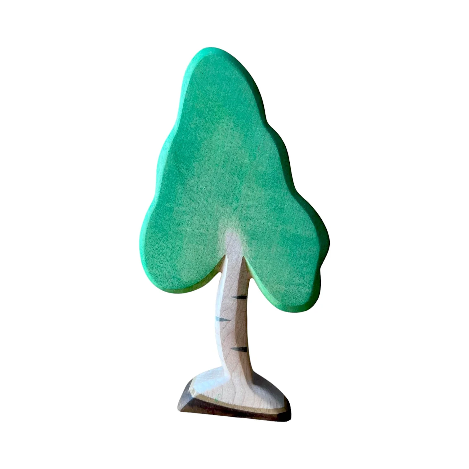 Handcrafted Open Ended Wooden Toy Tree and Landscaping - Birch Large and Small - Image 3