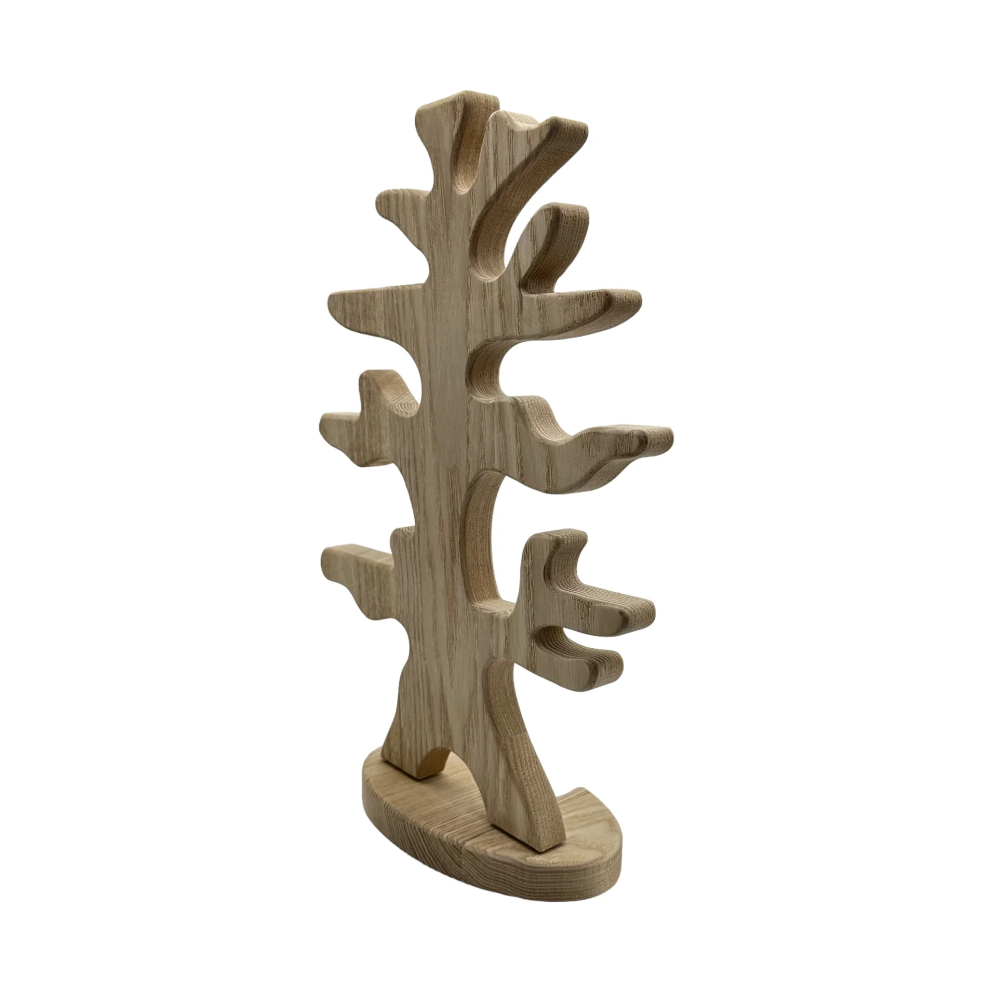 Handcrafted Open Ended Wooden Toy Tree and Landscaping - Bird Tree - Image 2