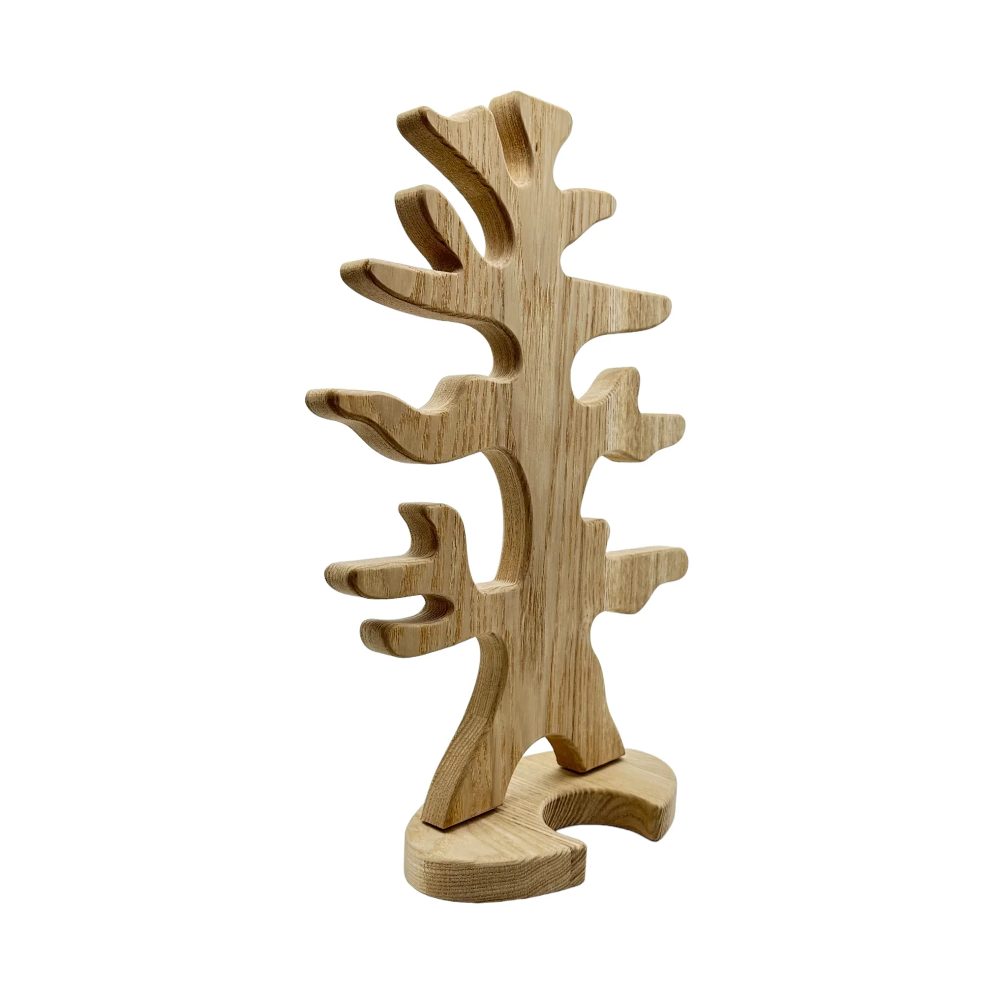 Handcrafted Open Ended Wooden Toy Tree and Landscaping - Bird Tree - Image 3