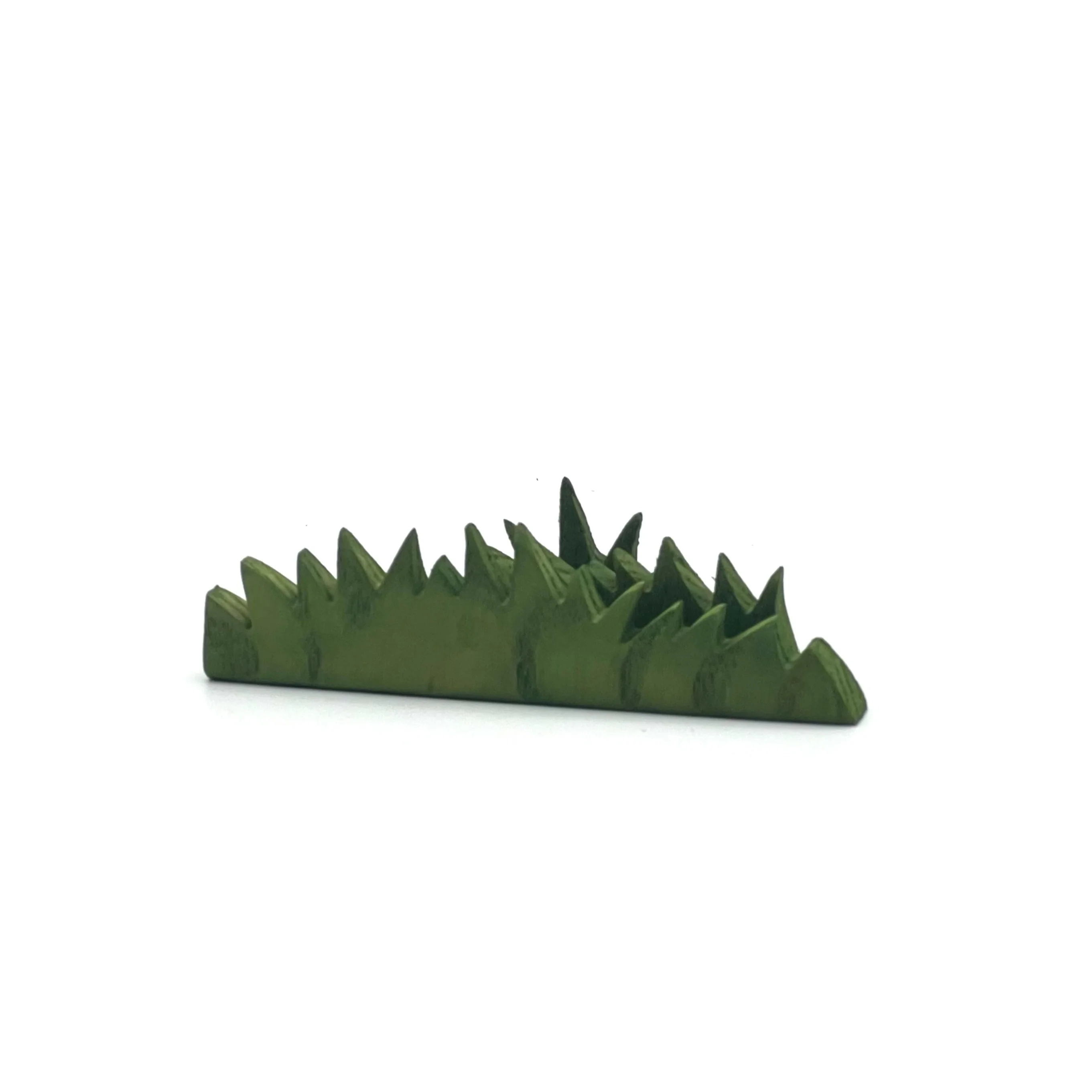 Handcrafted Open Ended Wooden Toy Tree and Landscaping - Grass 3 Pieces - Image 2