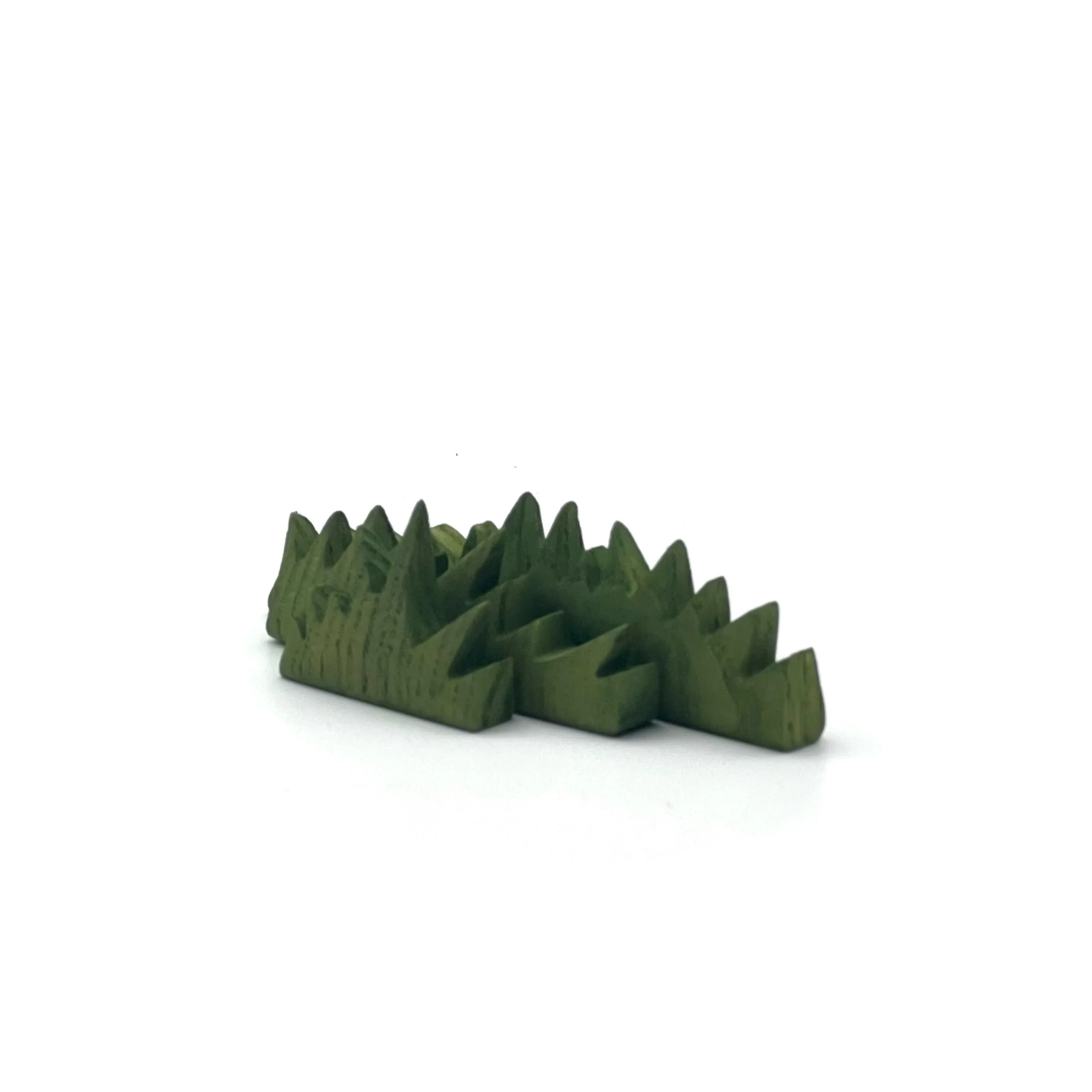 Handcrafted Open Ended Wooden Toy Tree and Landscaping - Grass 3 Pieces - Image 5
