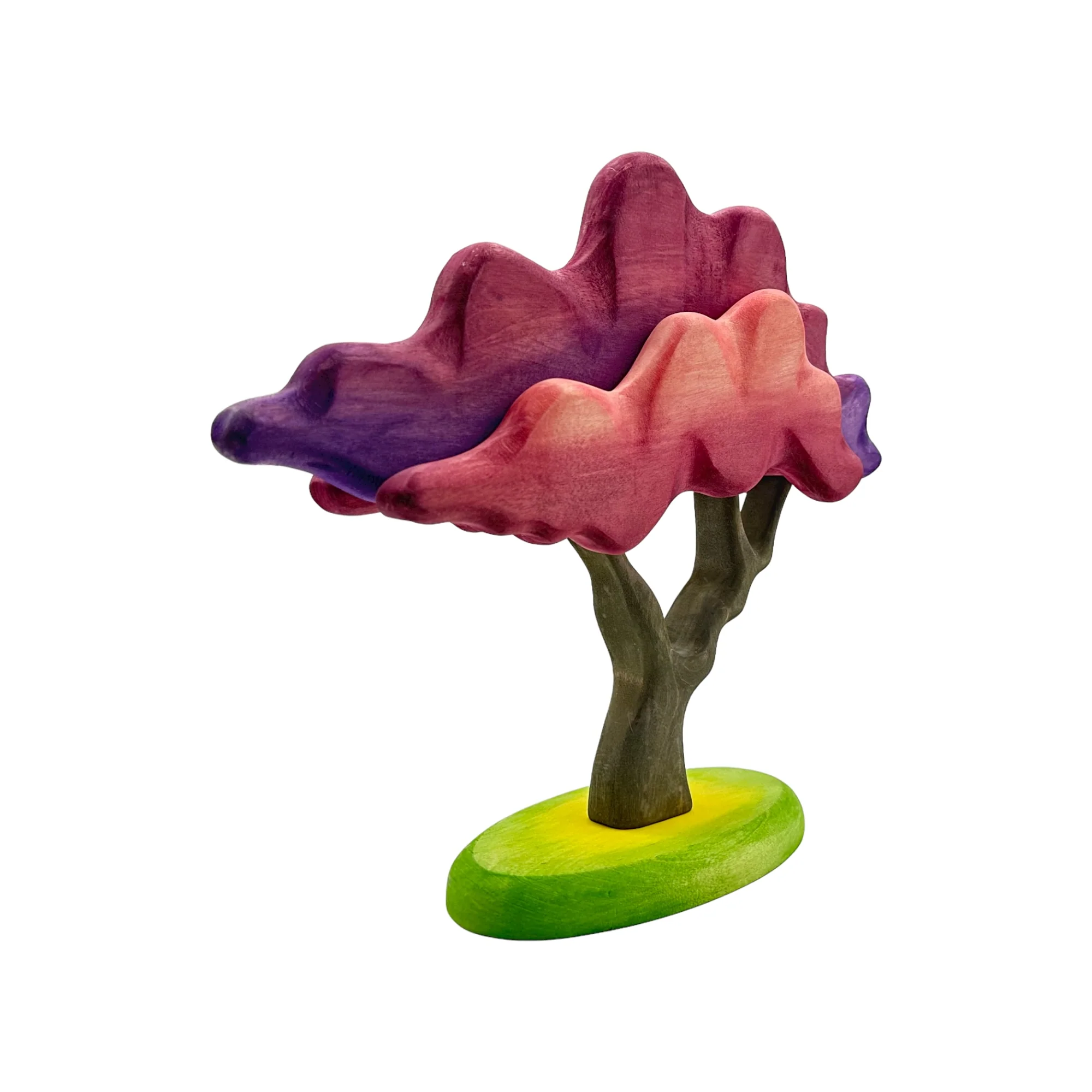 Handcrafted Open Ended Wooden Toy Tree and Landscaping - Japanese Maple - Image 2