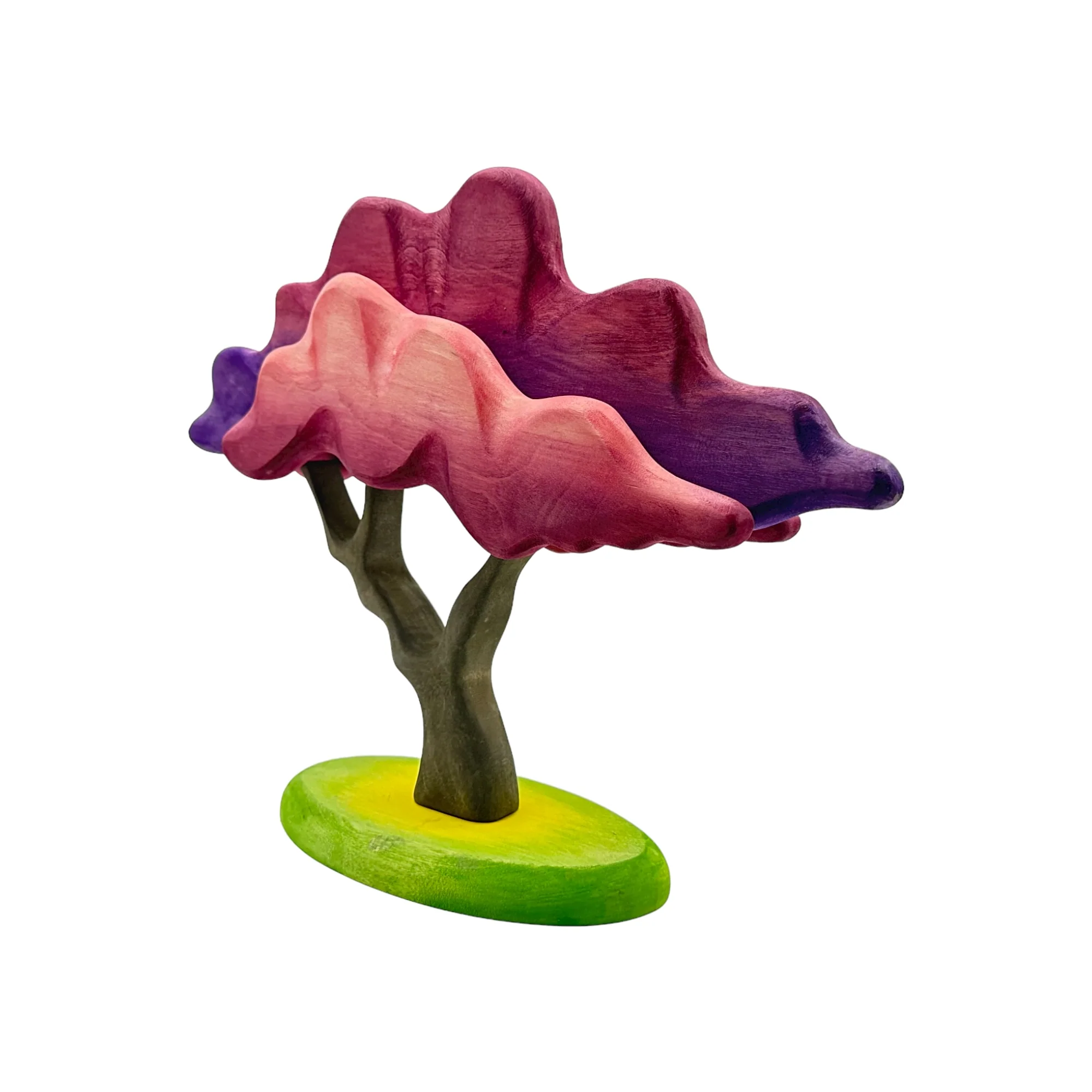 Handcrafted Open Ended Wooden Toy Tree and Landscaping - Japanese Maple - Image 3