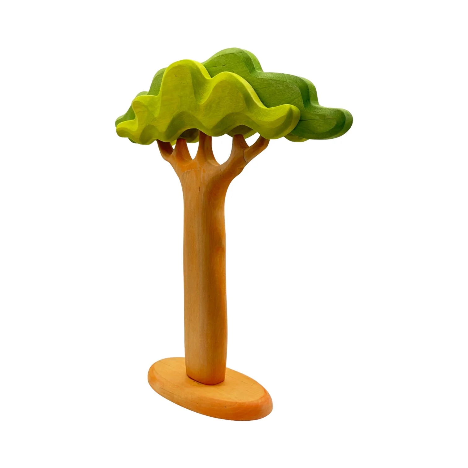 Handcrafted Open Ended Wooden Toy Tree and Landscaping - Large Baobab Tree Tall - Image 2