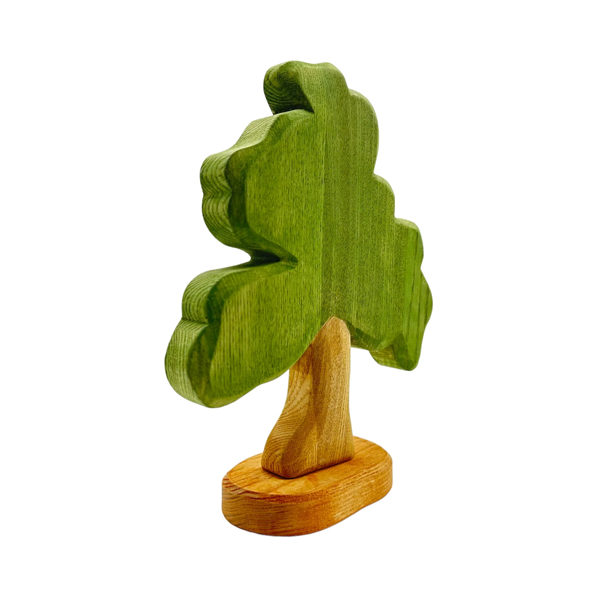 Handcrafted Open Ended Wooden Toy Tree and Landscaping - Oak Tree Large - Image 3