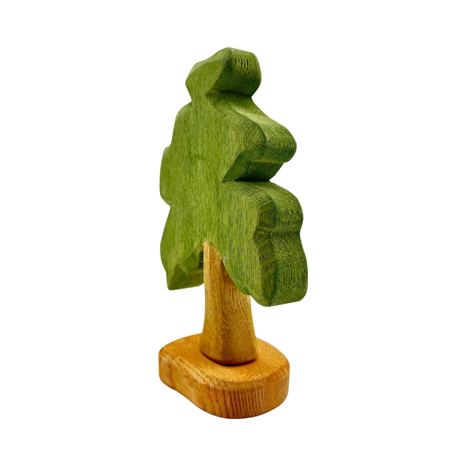 Handcrafted Open Ended Wooden Toy Tree and Landscaping - Oak Tree Medium - Image 2