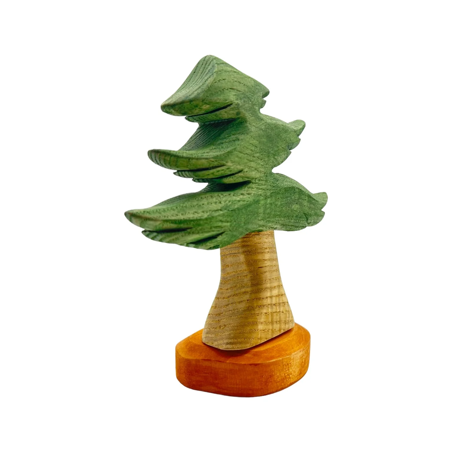 Handcrafted Open Ended Wooden Toy Tree and Landscaping - Pine Tree Small - Image 2