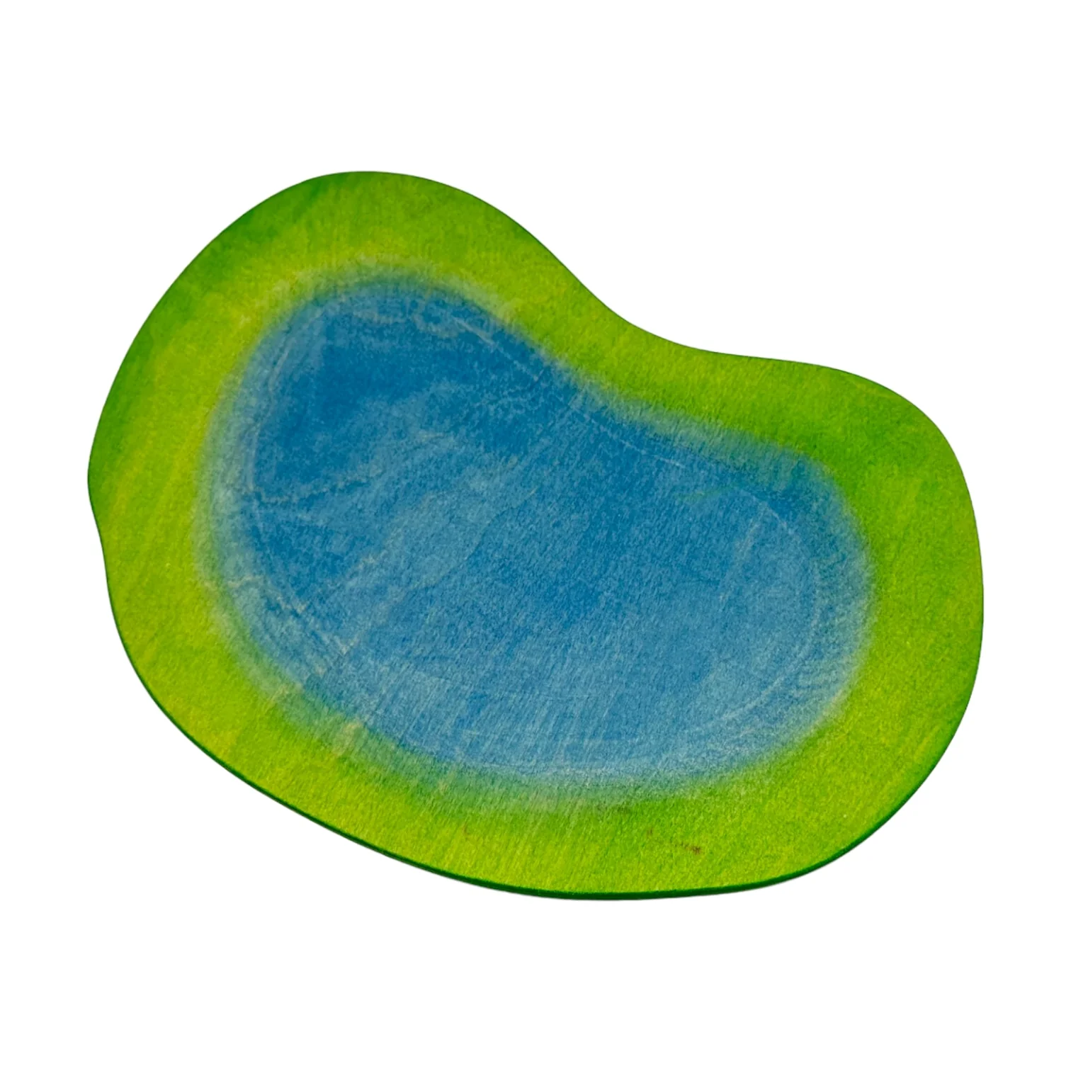 Handcrafted Open Ended Wooden Toy Tree and Landscaping - Pond - Image 2