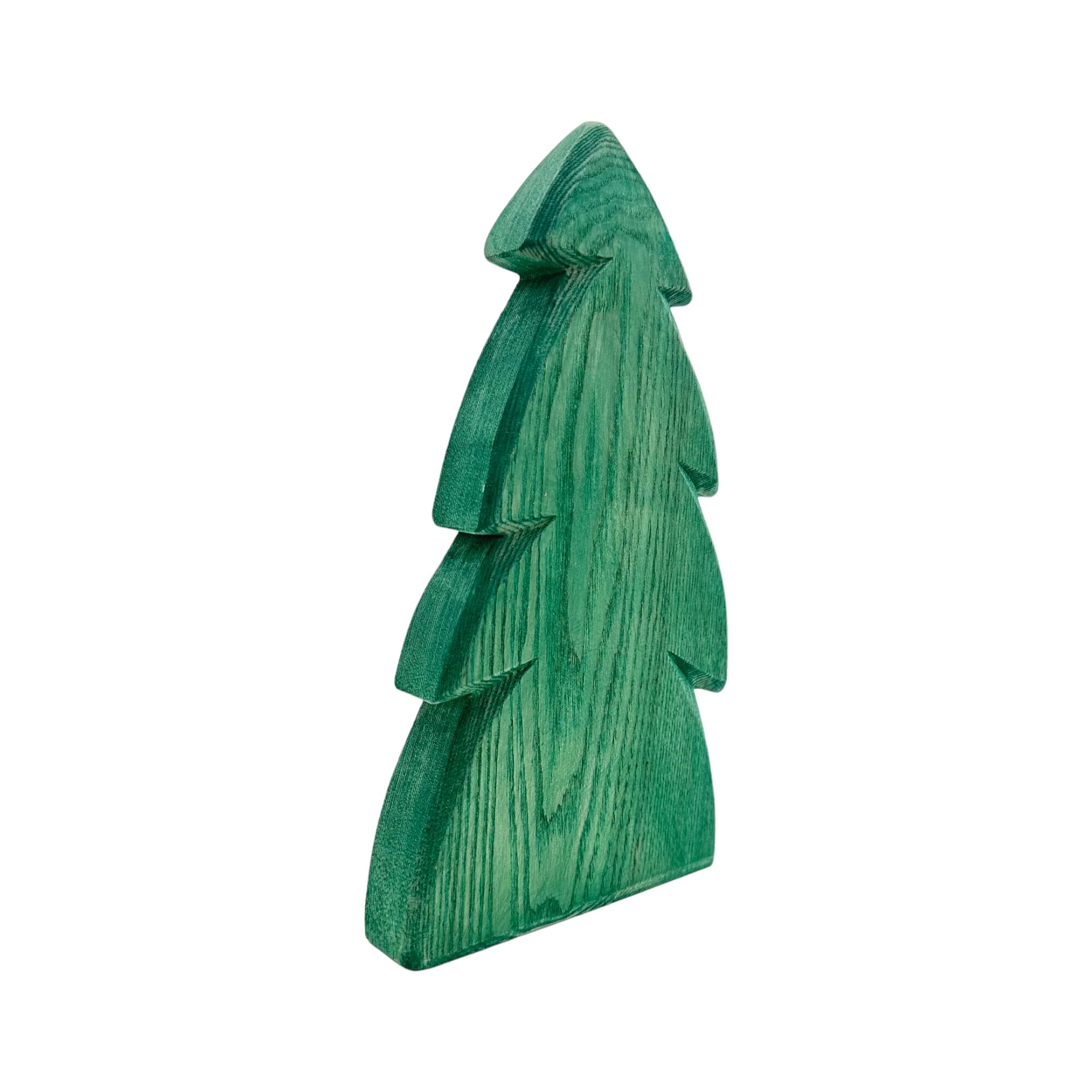 Handcrafted Open Ended Wooden Toy Tree and Landscaping - Spruce Large - Image 2