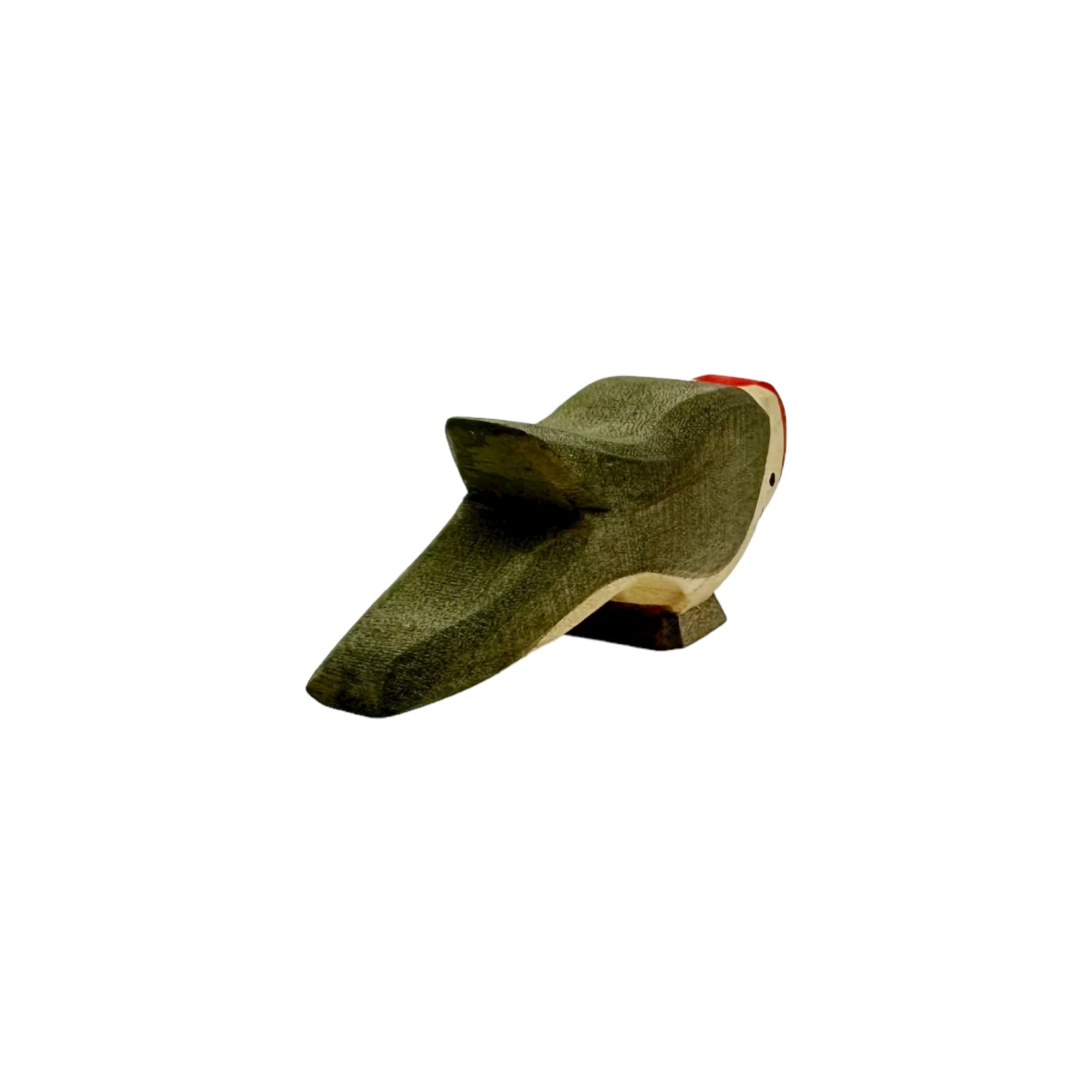 Handcrafted Open Ended Wooden Toy Tree and Landscaping - Spruce Tall with Woodpecker Set - Image 4