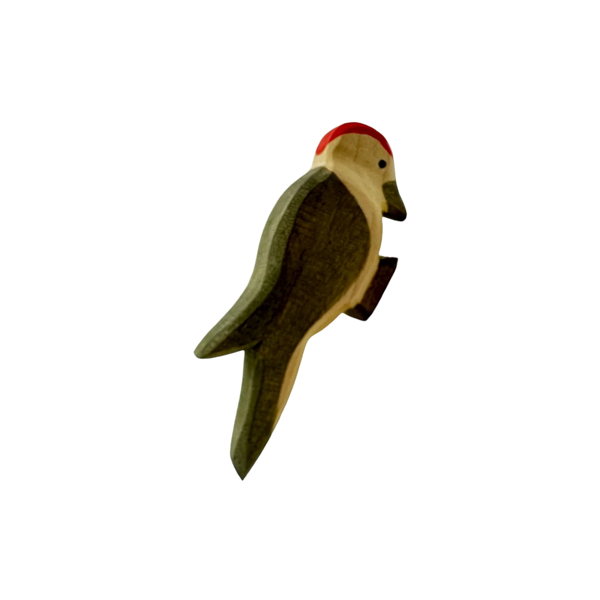 Handcrafted Open Ended Wooden Toy Tree and Landscaping - Spruce Tall with Woodpecker Set - Image 5