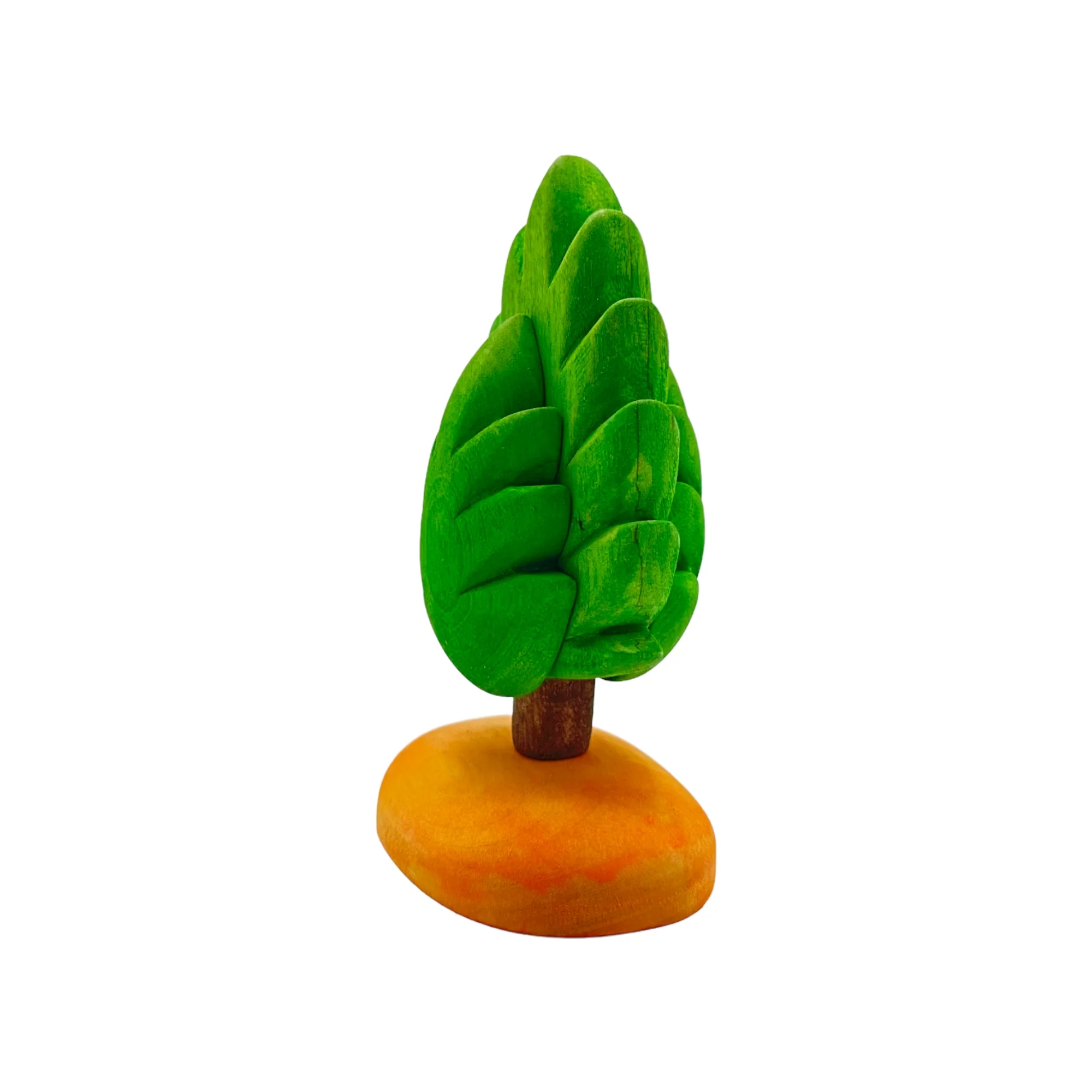 Handcrafted Open Ended Wooden Toy Tree and Landscaping - Thuja Small - Image 3