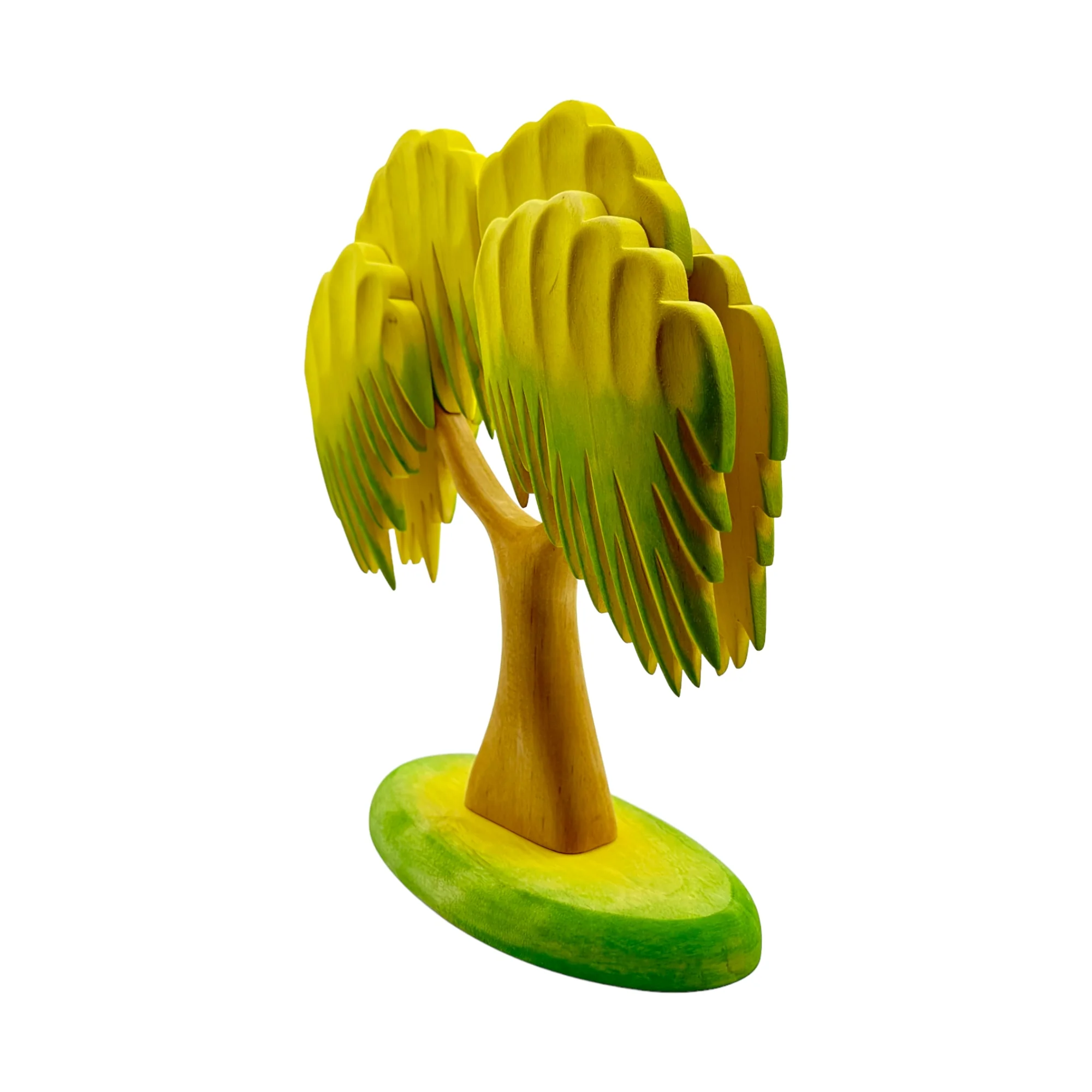 Handcrafted Open Ended Wooden Toy Tree and Landscaping - Willow Tree Large - Image 2